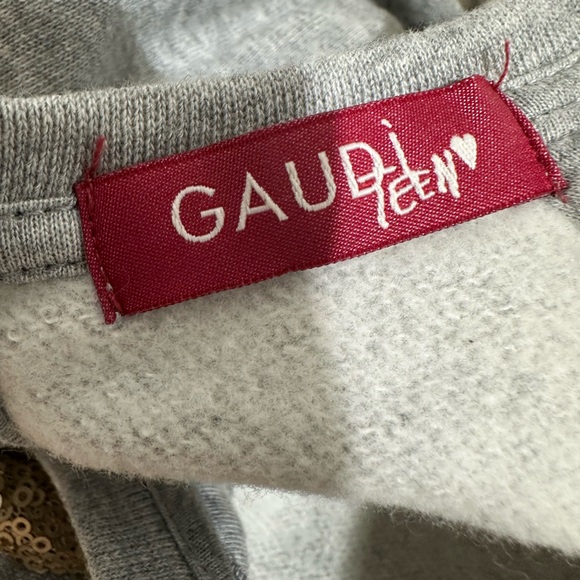 Gaudi' Gray Cotton/ Sequin Dress - Picture 8 of 9